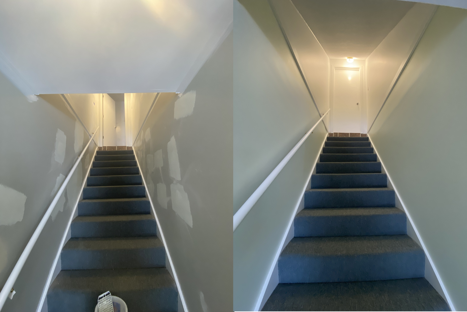 double+basement+stair stair painting conway nh